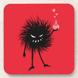 Cute Evil Character Love Potion Coaster