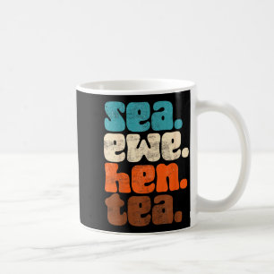 Cute Ewe Sea Icons Groovy No Meaning Hen Tea Coffee Mug