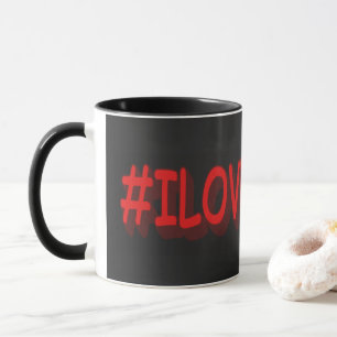 Cute Expression Design "#ILOVEISRAE". Buy Now Mug