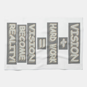 Cute Expression Design "Success Formula". Buy Now Kitchen Towel