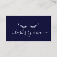 Cute Eyelash Extensions Lashes Makeup Artist Navy