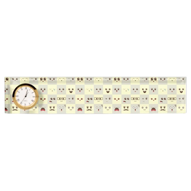 Cute face nameplate (Front)