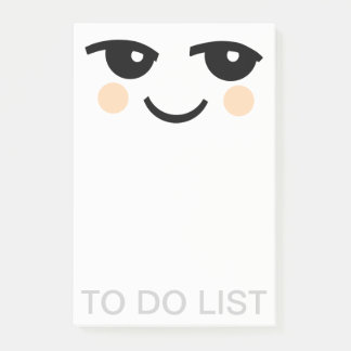 CUTE FACE POST-IT NOTES NOTEPAD