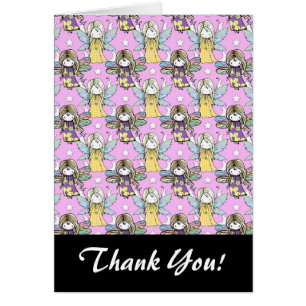 Cute Fairies and Stars and Moons Pattern