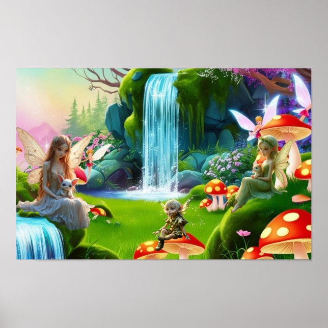 Cute Fairies Poster (Front)