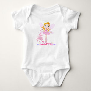 Cute Fairy Ballerina Baby Bodysuit