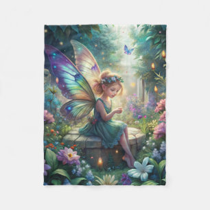Cute Fairy Fleece Blanket