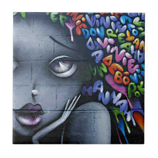 Cute Fairy Graffiti Tile