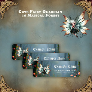 Cute Fairy Guardian in Magical Forest 