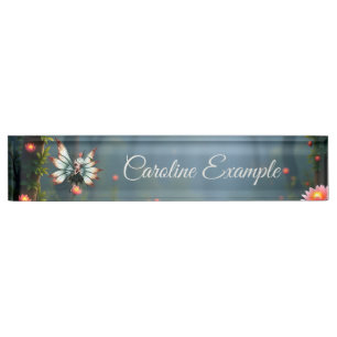 Cute Fairy Guardian in Magical Forest Nameplate