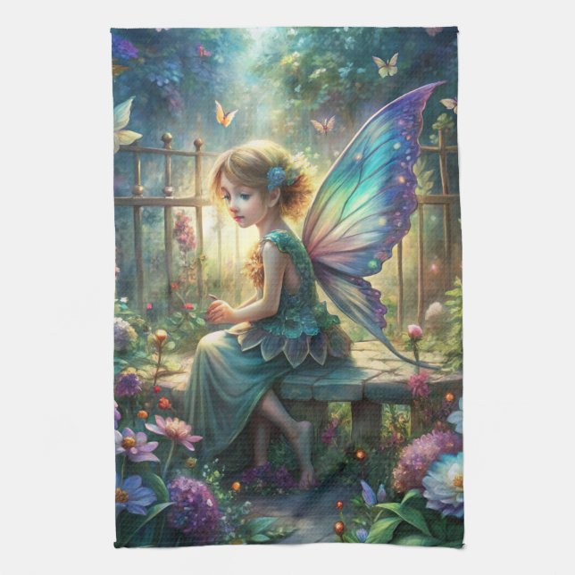 Cute Fairy  Kitchen Towel (Vertical)
