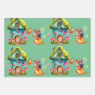 Cute Fairy Variety Wrapping Paper