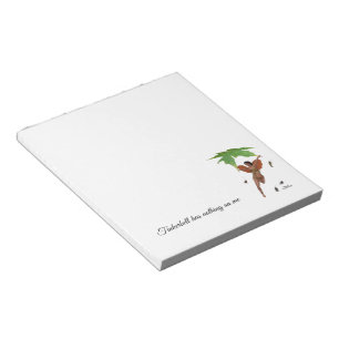 Cute Fairy With Brown Wings Notepad