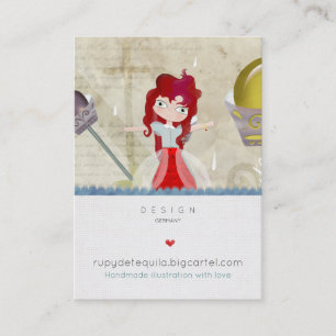 Cute fairytale Doll Business Cards
