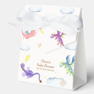 Cute Fairytale Magic Dragon Baby Shower  Favor Box