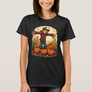 Cute Fall Colours Halloween Thanksgiving Tee