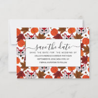 Cute Fall Fox Pumpkin Acorn Maple Leaf Watercolor
