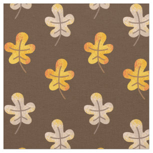 Cute Fall Leaves Pattern Fabric
