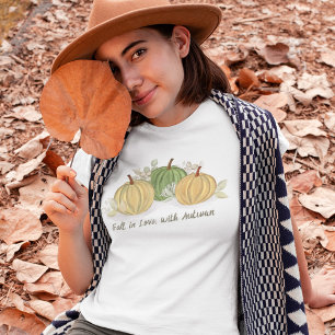 Cute Fall Pumpkin Gourds Autumn Women's T-Shirt