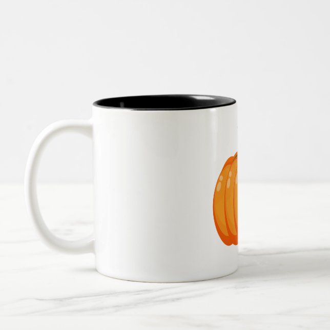 Cute Fall Pumpkin mug  (Left)