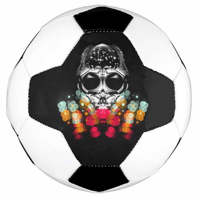 Cute Fall Spider with Dewdrop Hat Soccer Ball (Front)