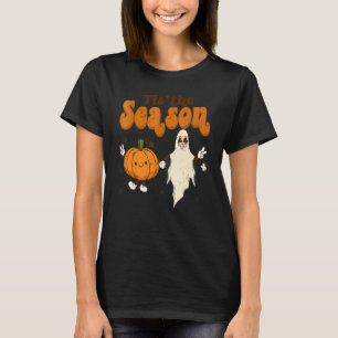 Cute Fall Tis' The Season Halloween Ghost Pumpkin T-Shirt