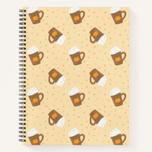 Cute Fall Treats Spiral Notebook