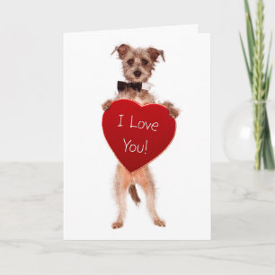 Cute falling in love greeting card