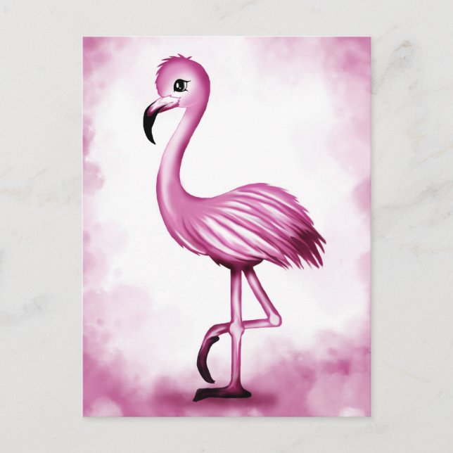 cute Falmingo Postcard (Front)