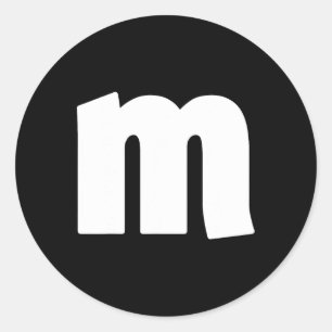 Cute Family Halloween Team Costume Matching Fun m  Classic Round Sticker