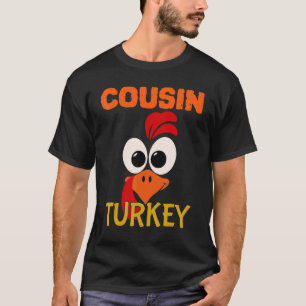 Cute Family Matching Cousin Turkey Boy Brother Tha T-Shirt