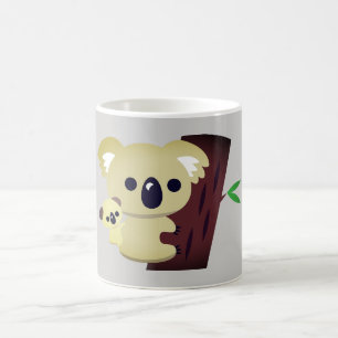 Cute Family Mother Koala Bear With Baby Magic Mug
