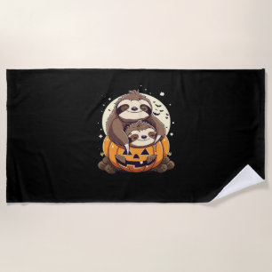 Cute family of sloths Essential T-Shirt Beach Towel