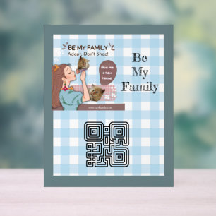 Cute family-proud cat lovers and pet families acrylic sign