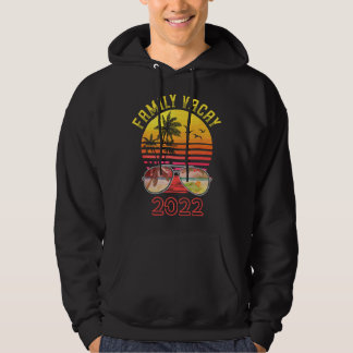 Cute Family Vacay 2022 Men Women Teens Cool Beach Hoodie