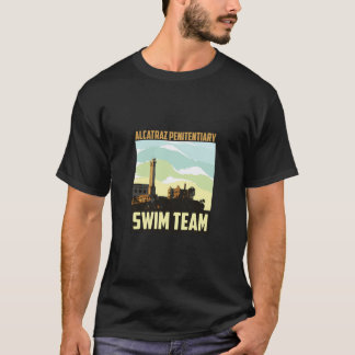 Cute Fancy Alcatraz Penitentiary Swim Team Hoodie T-Shirt