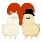 Cute Fancy Alpaca Couple