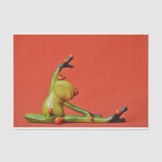 Cute Fanny Frog Tissue Paper (Front)