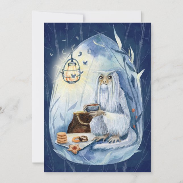 Cute Fantastic Whimsical Announcement (Front)