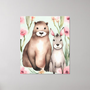 Cute Fantasy Critters Canvas Print