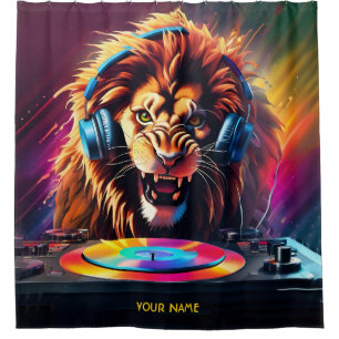 Cute Fantasy Lion DJ Vinyl