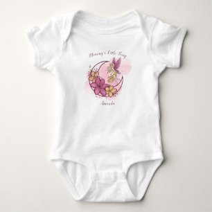 Cute Fantasy Moon Fairy Personalized Baby Bodysuit