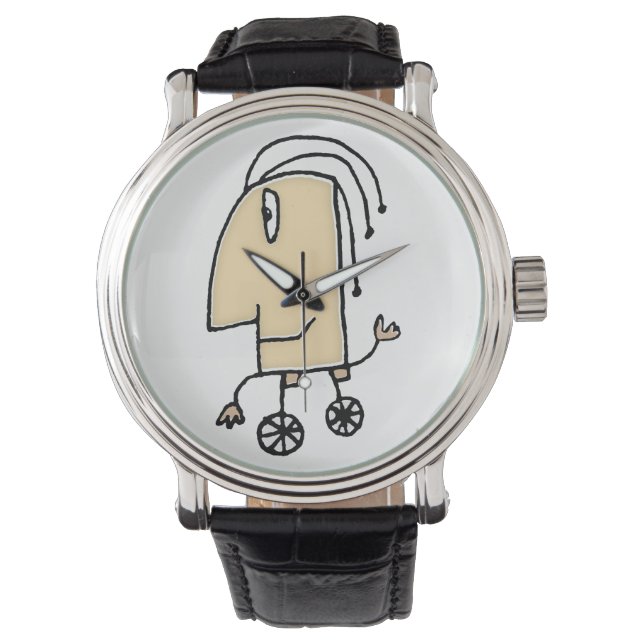 Cute fantasy toy sketchy drawing watch (Front)