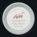 Cute Farm Animal Barnyard Baby Shower Paper Plate<br><div class="desc">Cute Farm Animal Barnyard Baby Shower</div>