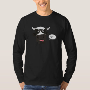 Cute Farm Animal Cow Moo In Japanese Mooing Cow T-Shirt