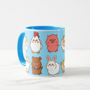 Cute Farm Animals Mug