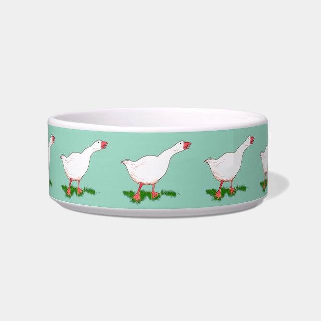 cute farm goose bowl (Front)