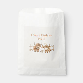 Cute Farm Themed Birthday Party Favour Bag