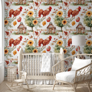 Cute Farmyard and Animals  Wallpaper