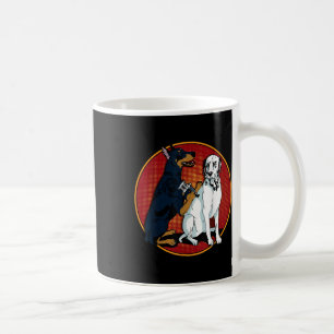 Cute Fashionable Doberman Tattooing Dalmatian Dog  Coffee Mug